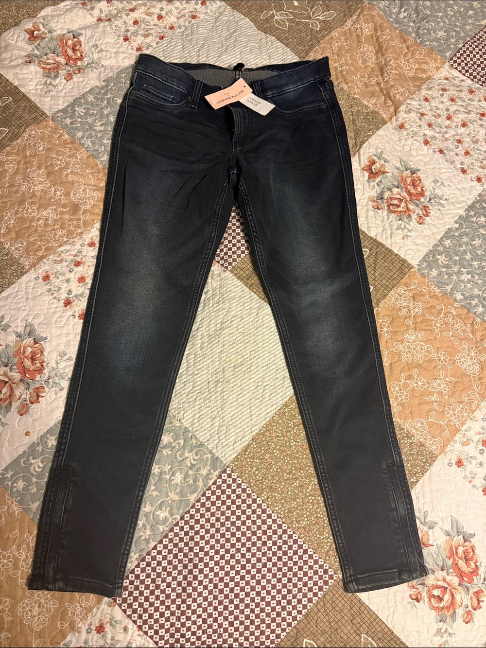 Banana Republic Women's Skinny Jeans - Dark Wash Black